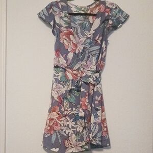 Charlotte Russe Blue Floral Mini Dress
